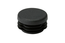 Kappe für Rundrohr, 30 mm Kunststoff, schwarz, 4 St.