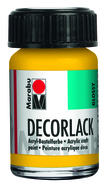 Decorlack-Acryl Mittelgelb 15ml