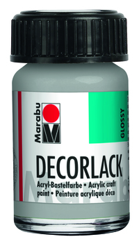 Decorlack-Acryl Metallic- Silber 15ml