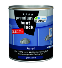 PROFI Acryl Premium Buntlack glänzend Enzianblau 375 ml