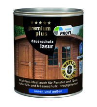 PROFI PremiumPlus Dauerschutz lasur Nußbaum 750 ml