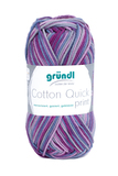 Cotton Quick print lila/blau/pink gemustert