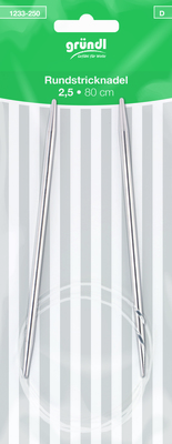Rundstricknadel Metall Gr.2,5 80cm