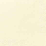 Tissue-Servietten 24x24 cm cream