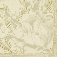 Tissue-Servietten, 24 x 24 cm, Charm cream