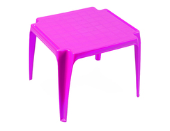 Kindertisch Tavolo Baby, pink stapelbar, 56x52x44cm