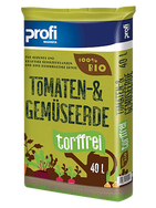 Profi Bio Tomaten- Gemüseerde torffrei, 40 L, auf EP, VE 57