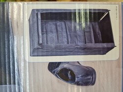 Kleiderschrank, schwarz, ca. 70 x 46 x 148 cm