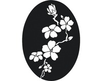 Label Kirschblüten