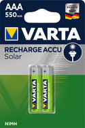 VARTA RECHARGE ACCU Solar AAA 550mAh Blister 2 Batterien