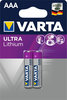 VARTA ULTRA LITHIUM AAA Blister 2 Batterien
