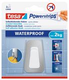 tesa Powerstrips® Waterproof Haken L Metall/Plast.