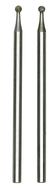 Diamantschleifstifte, Kugel, 1,8 mm, 2 St.