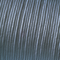 Baumwollkordel gewachst grau ø 2,0 mm