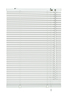 Alu-Jalousie 25 140x175 cm weiß