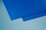 PVC-Hartschaumplatte blau 3x500x1000 mm