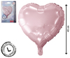 Folien-Ballon ''Herz'', rosa ca. 45 cm