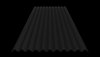 Bitumenwellplatte guttanit K11 schwarz Preis je Qm 2000 x 830 mm