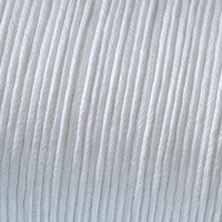 Baumwollkordel gewachst weiß ø 1 mm