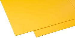 Hobbycolor Kunststoffplatte gelb 3x500x500 mm