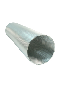 Flex. Lüftungsrohr Aluminium bis 200°C, Ø100mm, 200-1000mm