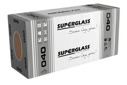Superglass Trennwandplatte 040 1250x625x60mm (Bund 7,813qm)