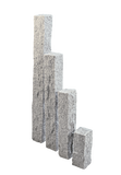 Granit Palisade hellgrau, 75x10x10cm spaltrau