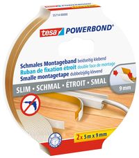 tesa Powerbond® Montageband schmal 2 x 5m:9mm