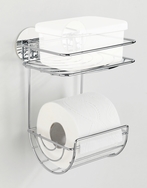 Turbo-Loc Toilettenpapierhalt. m. Ablage