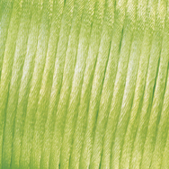 Flechtkordel Satin hellgrün 2 mm