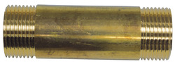 Messing Rohrnippel 1/2''x80mm