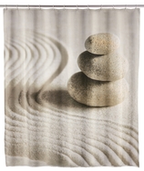 Duschvorhang 180x200, Sand and Stone