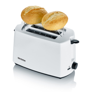 Automatik-Toaster 700W weiß-schwarz