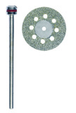 Diamantierte Trennscheibe Ø 20 mm,mit Kühllöchern + 1 Träger