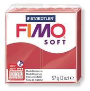 Fimo soft Modelliermasse kirschrot, 8020-26