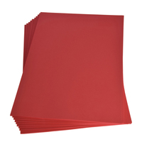 Moosgummiplatte rot 200 x 300 x 2 mm