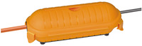 Stecker-/Kupplung IP44, extra groß, Farbe: gelb Safe-Box
