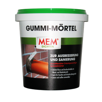 MEM Gummi-Mörtel, 1 kg