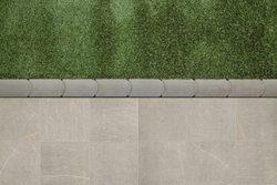 Beton-Mähkante grau, 22 x 12 x 4,5 cm