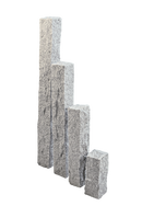 Granit Palisade hellgrau, 25x10x10 cm, spaltrau