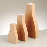 PappArt Vase m.Alueinsatz Form C-NEUE Ausführung 14*7,5*3cm