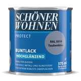 Protect Buntlack hochglänzend Taubenblau RAL 5014 0,375 L