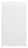 Easyfix Plissee mit 2 Bedien- schienen weiß 80 x 130 cm