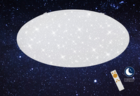 LED DeLa mit Sternendekor 80W 6500lm, 3000-6000K Ø100cm