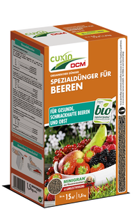 Cuxin Spezialdünger für Beeren & Obstbäume, Minigran, 1,5 kg