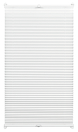 Easyfix Plissee mit 2 Bedien- schienen weiß 70 x 130 cm