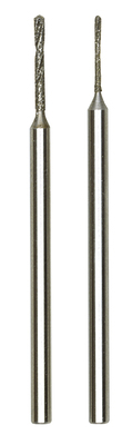 Diamant-Spiralbohrer, je ein St. 0,8 und 1,2 mm
