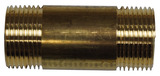 Messing Rohrnippel 3/4''x60mm