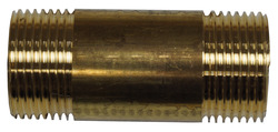 Messing Rohrnippel 3/4''x60mm