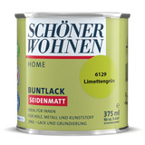 Home Buntlack seidenmatt Limet tengrün 0,375 L